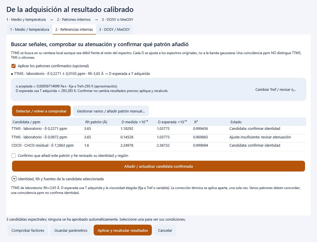 DiffAtOnce Prime 0.10.1 · Internal standards, reviewed individually · Real-case settings